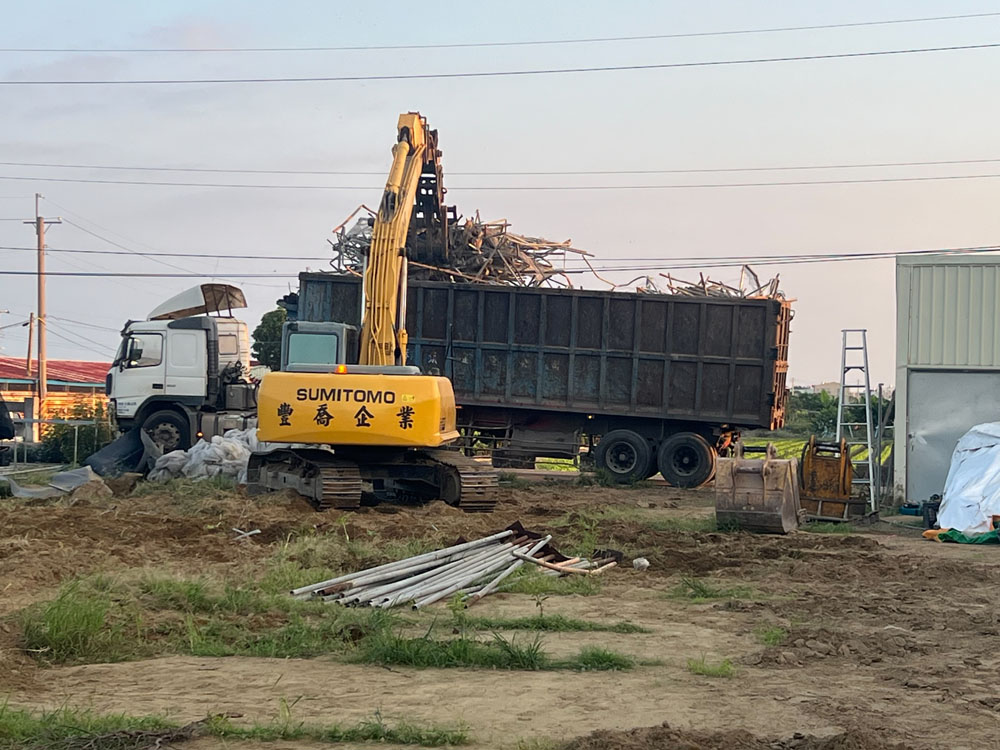 台南溫室拆除工程