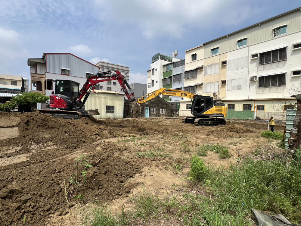 善化基礎開挖回填